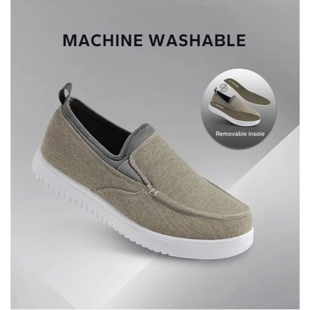 Mens 10 Casual Slip On Loafer Shoes Comfort Lightweight Flats Walking Sneakers